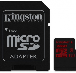 Kingston MicroSDHC/SDXC UHS-I U3 32GB (C/Adaptador)